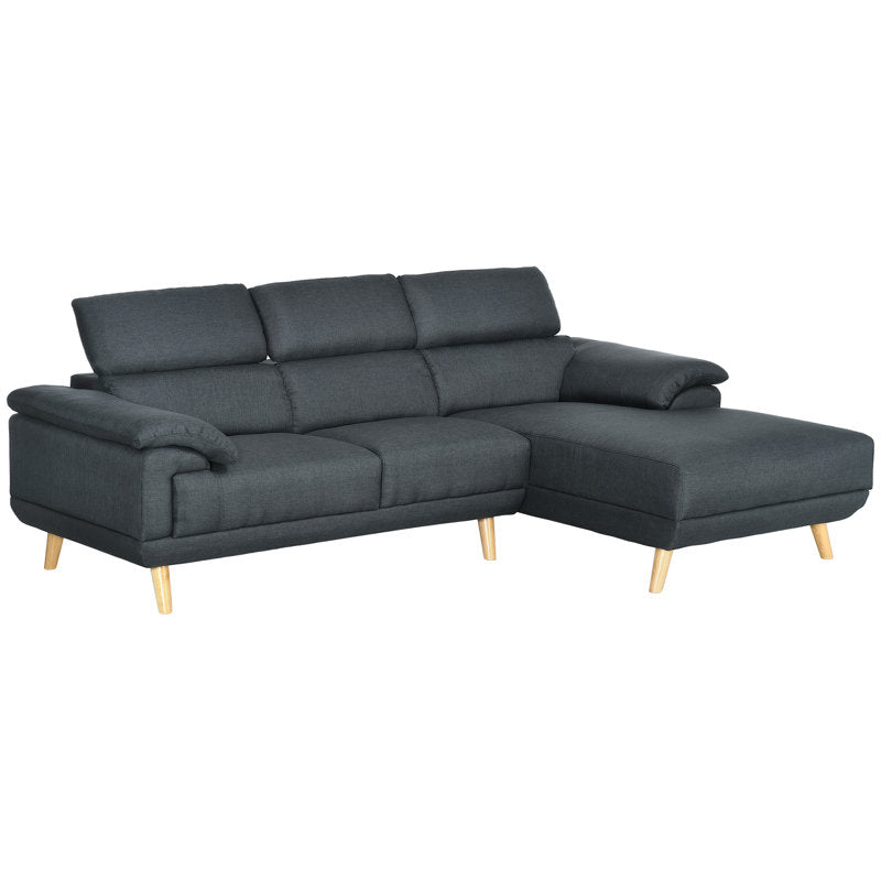Daemyn Upholstered Corner Sofa Chaise