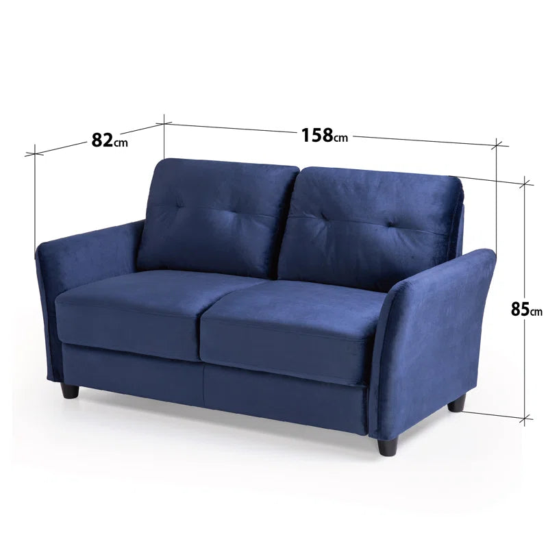 Naveen 2 Seater Velvet Loveseat