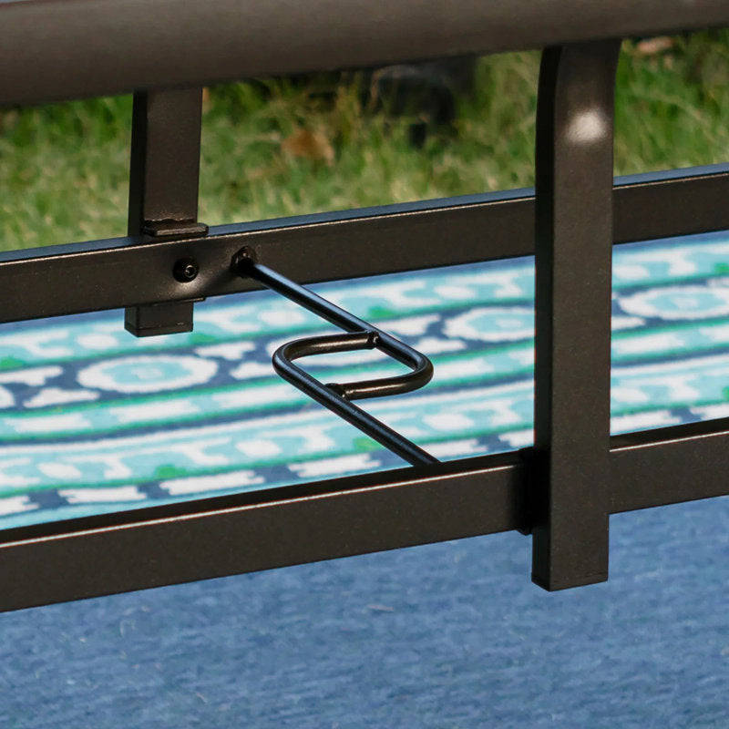 Kenley Powder Coated Steel Dining Table