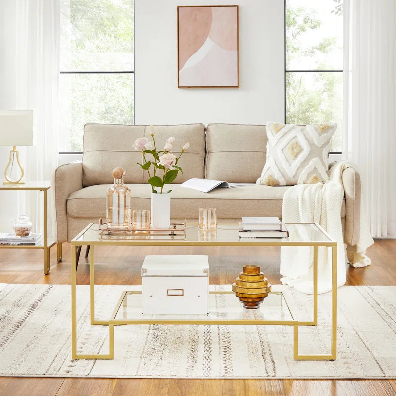 Gus Frame Coffee Table with Storage