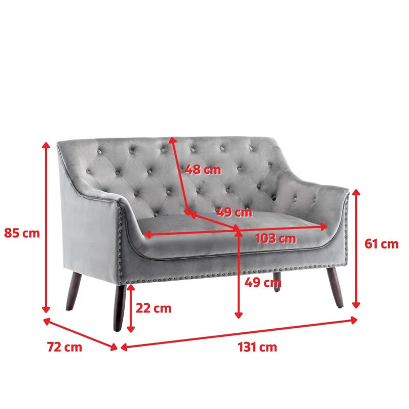 Zastrow 2 - Piece Velvet Living Room Set