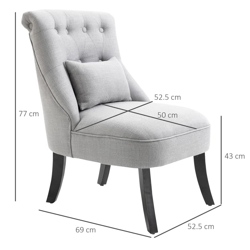 Kiyohisa Slipcovered Made to Order Accent Chair