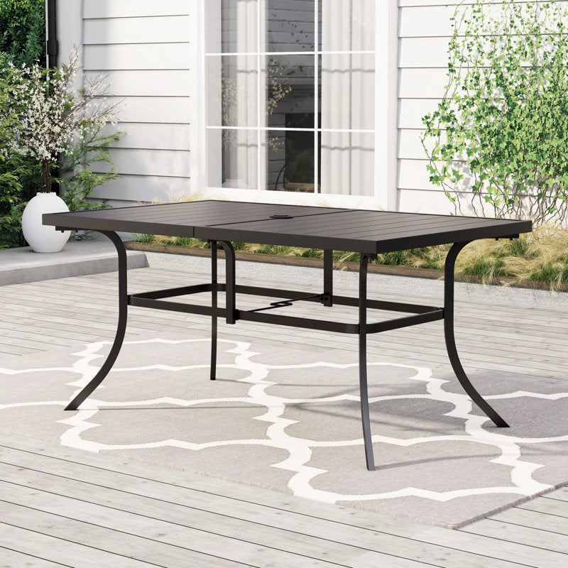 Kenley Powder Coated Steel Dining Table
