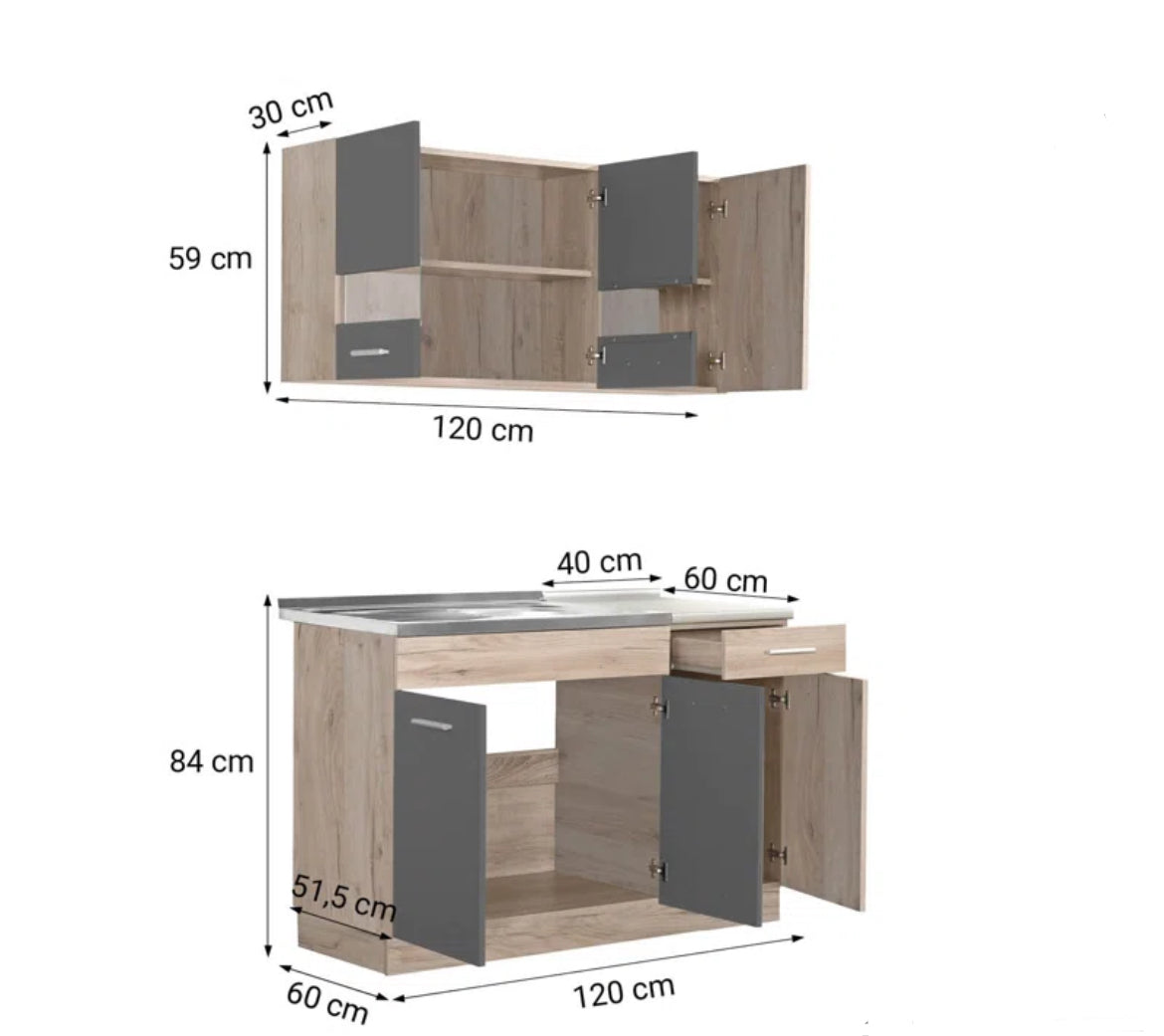 Popa 84cm Kitchen Pantry