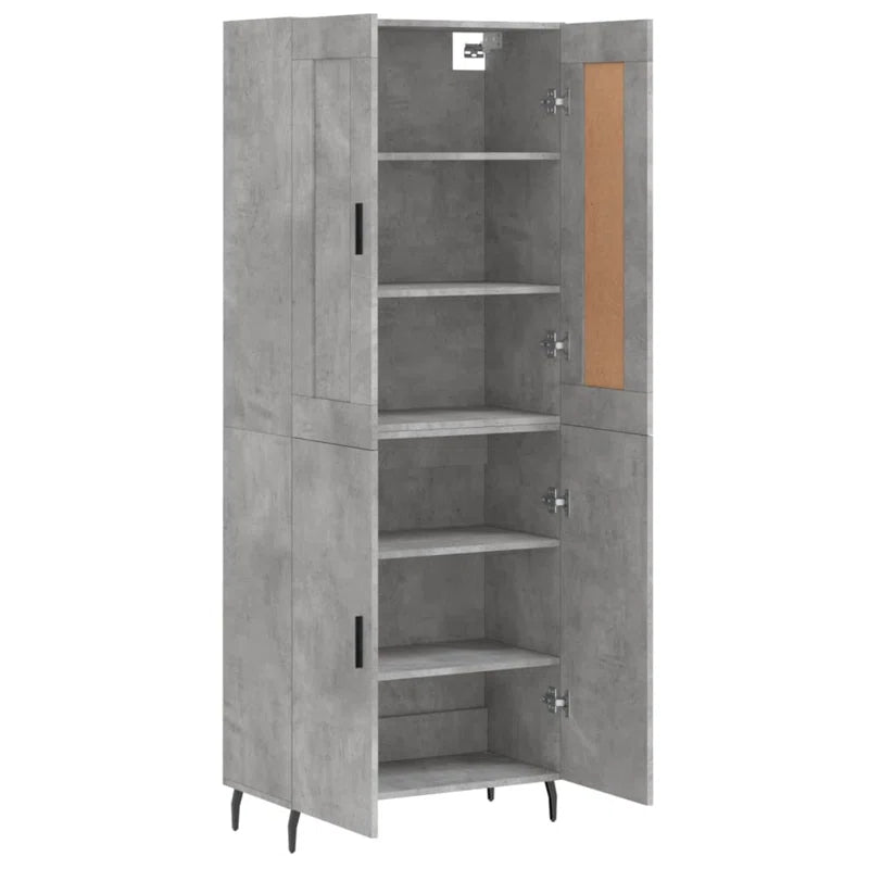 Mikaayil 4 Door Manufactured Wood Wardrobe