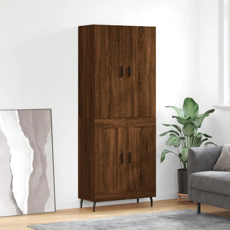 Mircle 4 Door Manufactured Wood Wardrobe