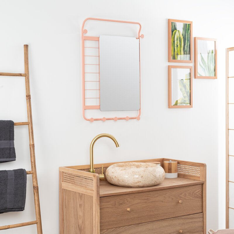 Furness Rectangle Metal Wall Mirror