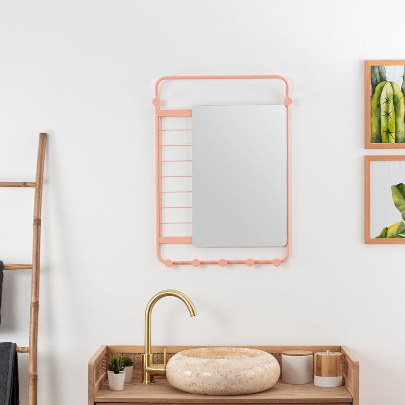Furness Rectangle Metal Wall Mirror
