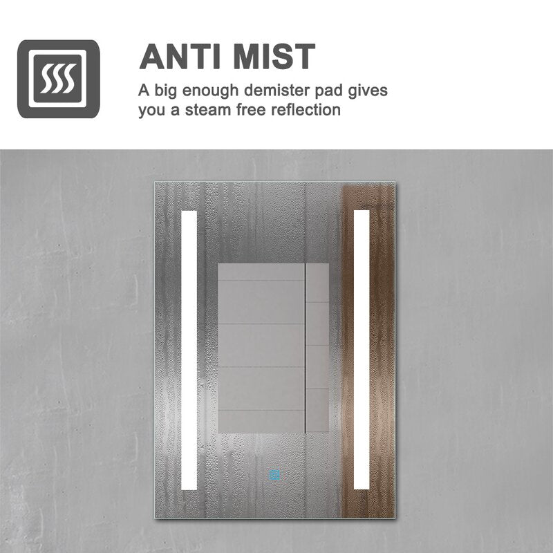 Bathroom Mirror With LED Lights 50X70