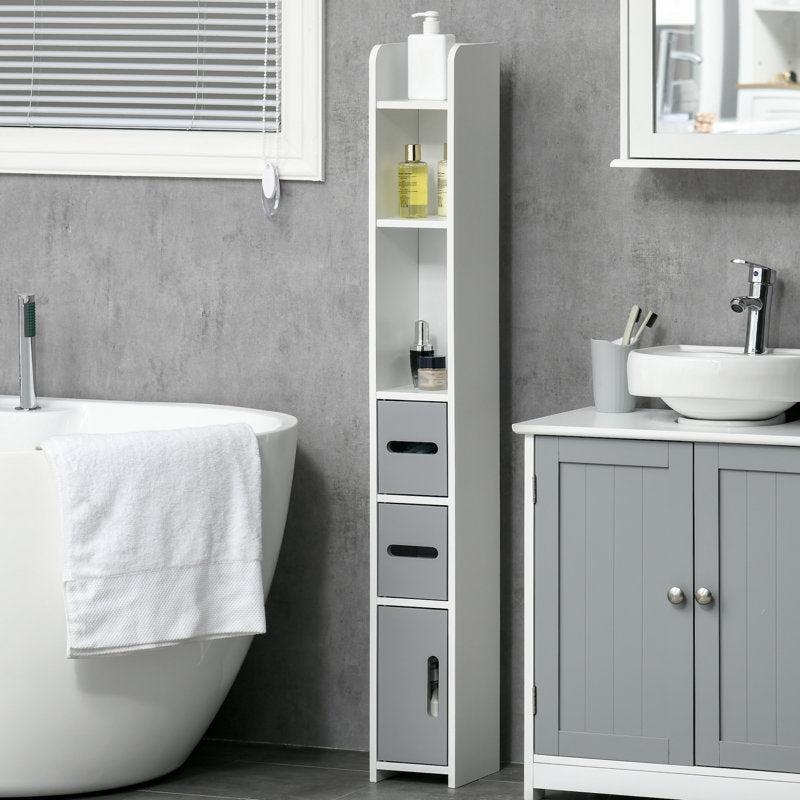 Freestanding Bathroom Storage Furniture Set (Set of 30)