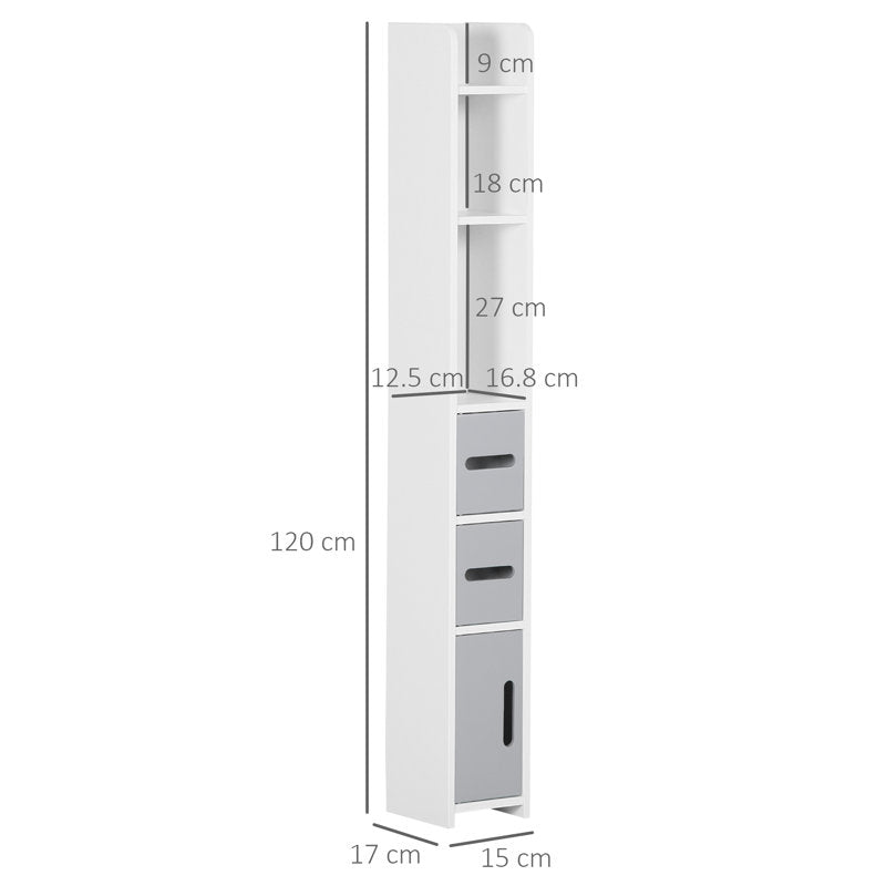 Freestanding Bathroom Storage Furniture Set (Set of 30)