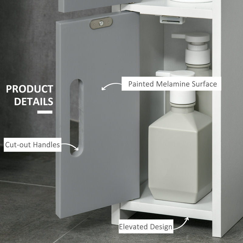Freestanding Bathroom Storage Furniture Set (Set of 30)