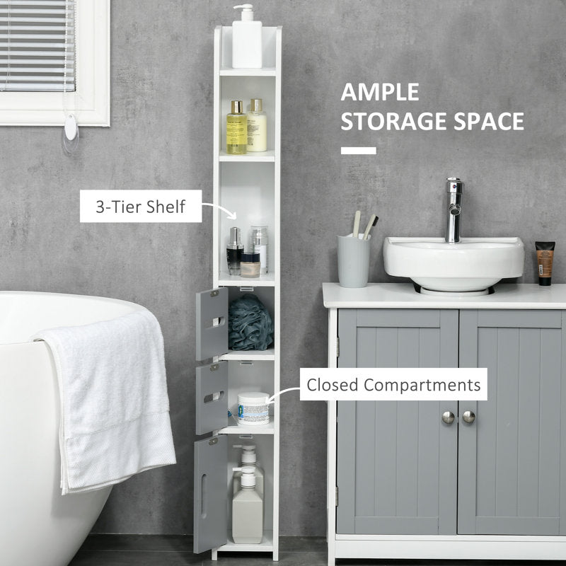 Freestanding Bathroom Storage Furniture Set (Set of 30)