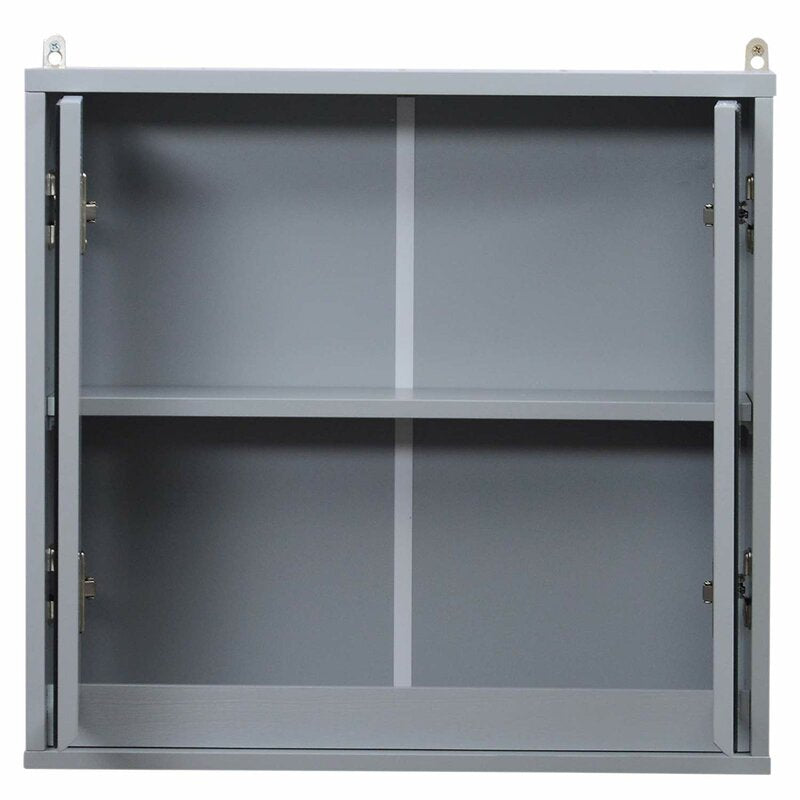 Breault 480mm W 450mm H Surface Framed Medicine Cabinet with Mirror and 1 Adjustable Shelf
