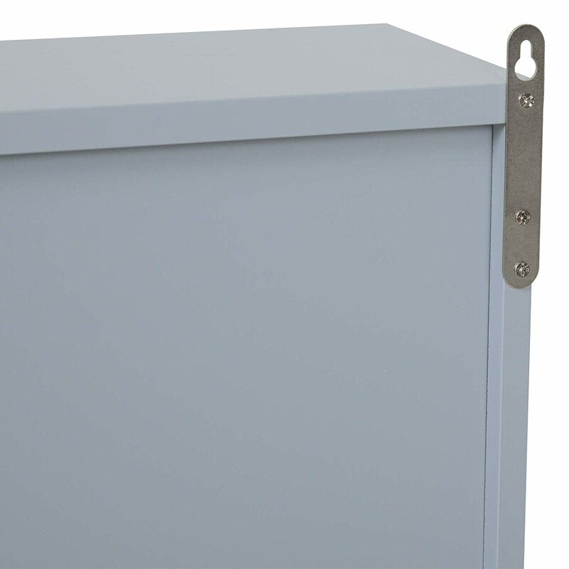 Breault 480mm W 450mm H Surface Framed Medicine Cabinet with Mirror and 1 Adjustable Shelf