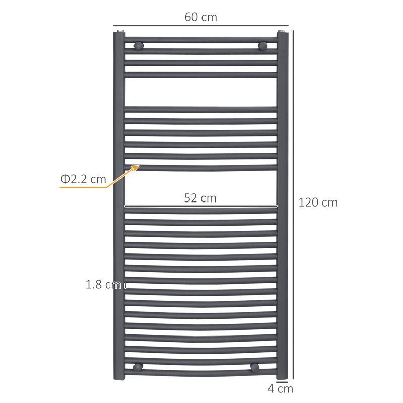 Akers Flat Panel Towel Rail Electric Heated Towel Rails