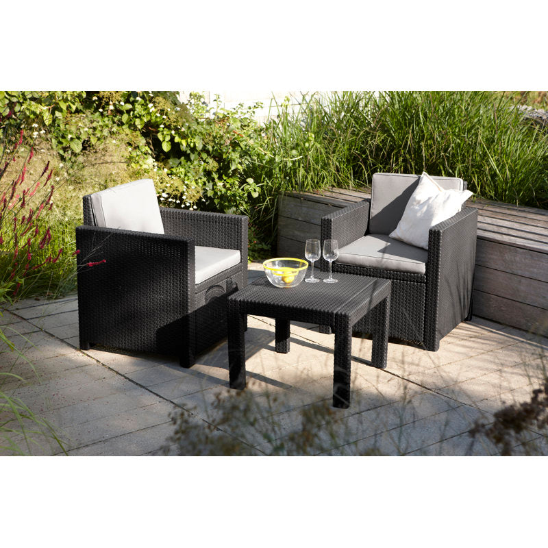 Victoria 2 Seat Balcony Set with Cushions