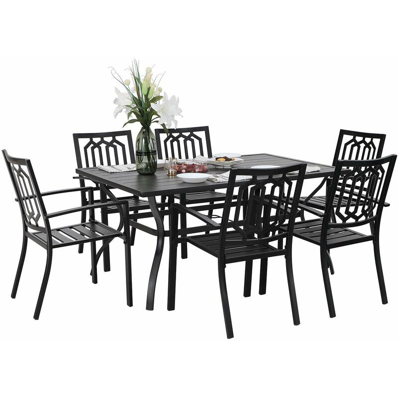 Rectangular 6 - Person 152cm Long Dining Set