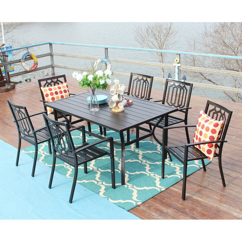 Rectangular 6 - Person 152cm Long Dining Set