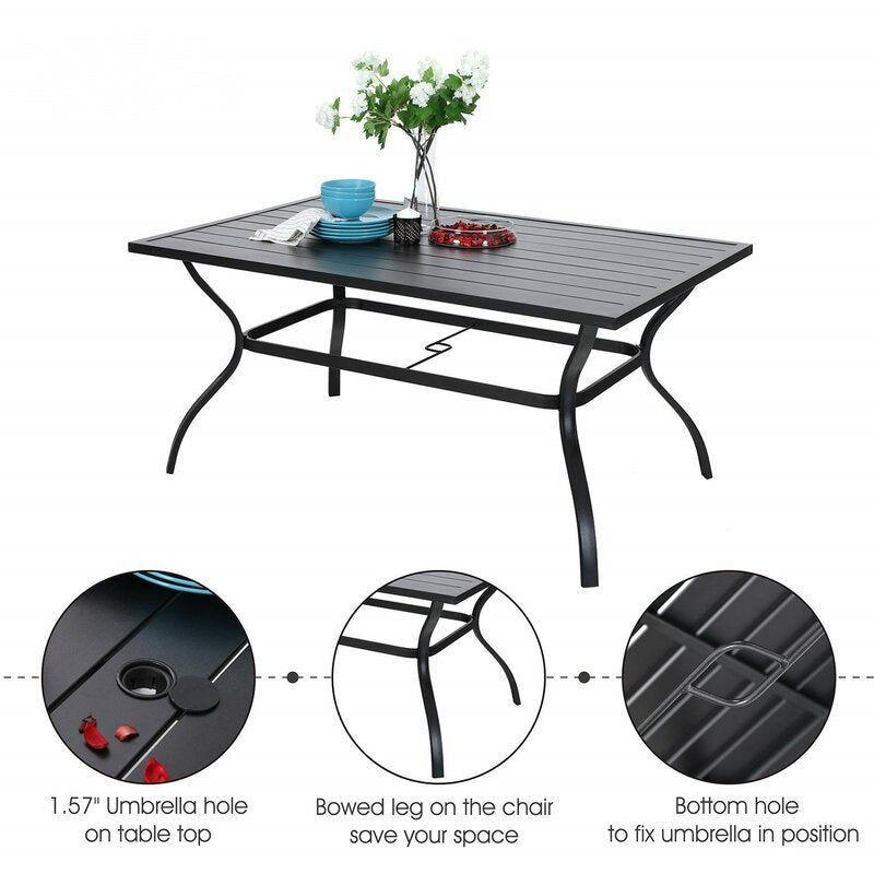 Rectangular 6 - Person 152cm Long Dining Set