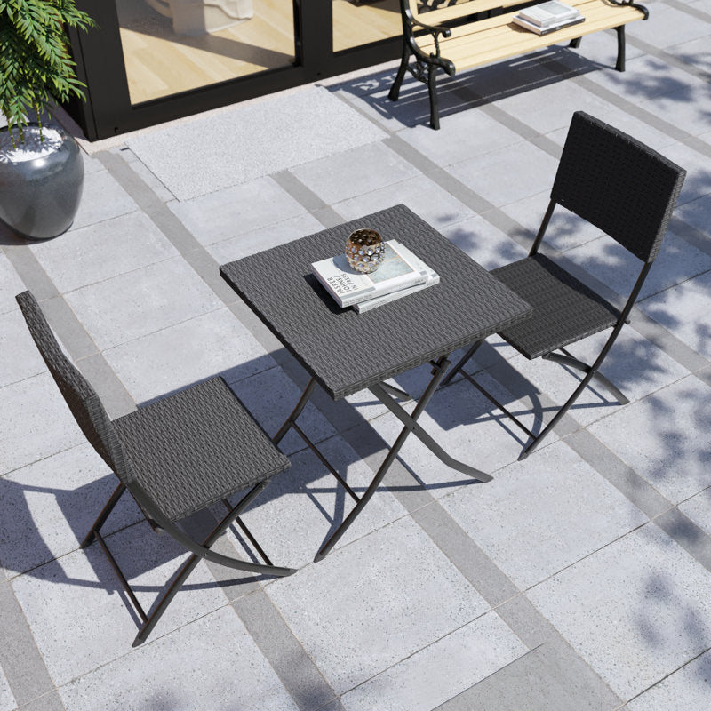 Latshaw Square 2 - Person 60cm Long Bistro Set