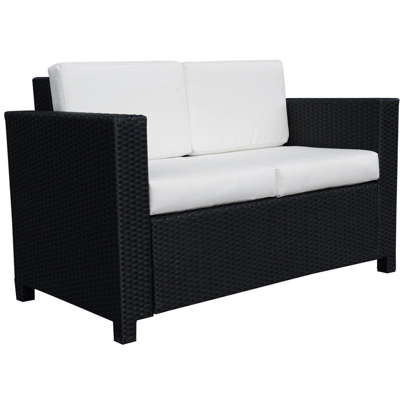 Taburao 130cm Wide Outdoor Garden Loveseat with Cushions