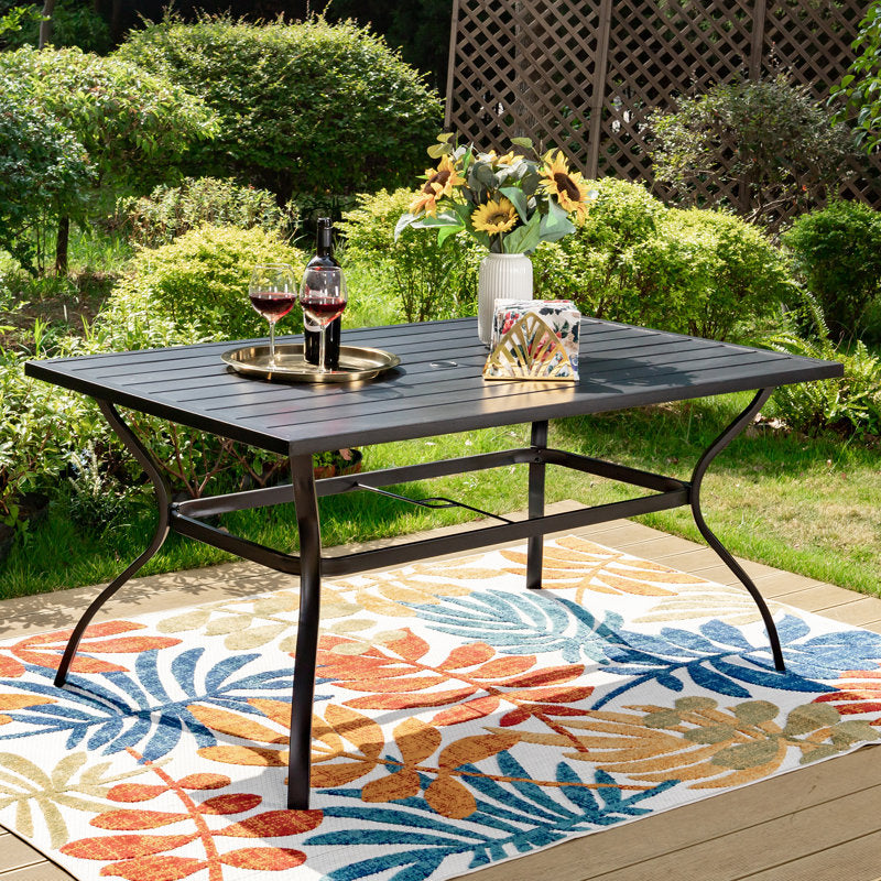 Leigh Steel Dining Table