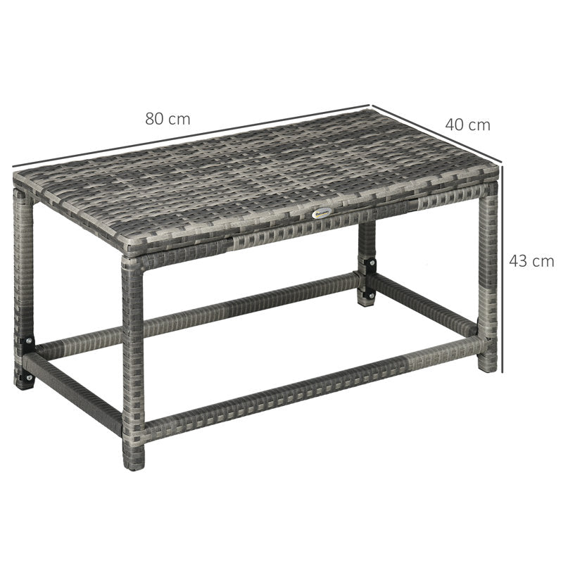 Rattan Side Table