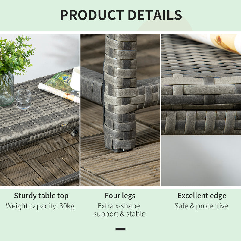 Rattan Side Table