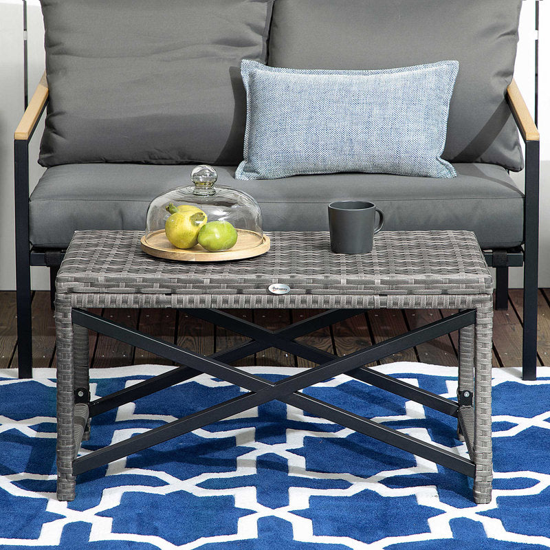 Mickinley Rectangular 80Cm L Outdoor Side Table