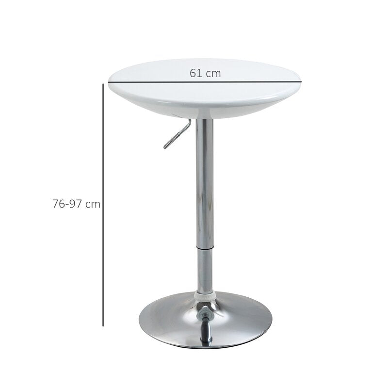 Andren Galvanized Steel Bar Table