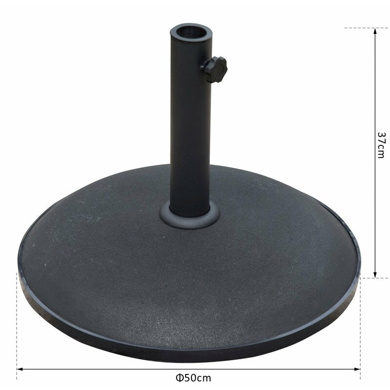 Concrete Round Free Standing Umbrella Base