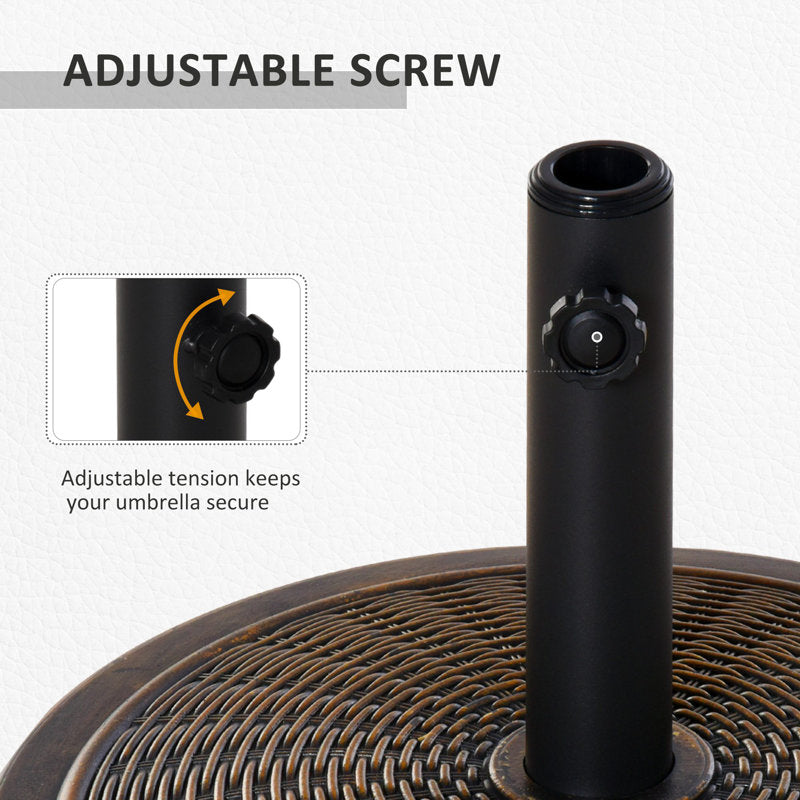 Forgham Plastic Free Standing Umbrella Base