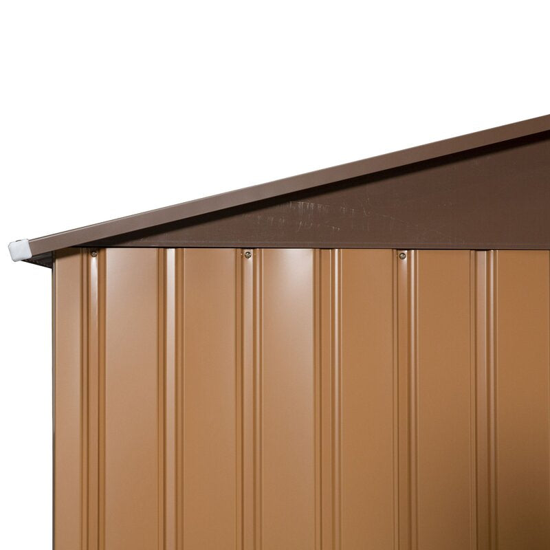 11 ft. W x 13 ft. D Metal Garden Shed