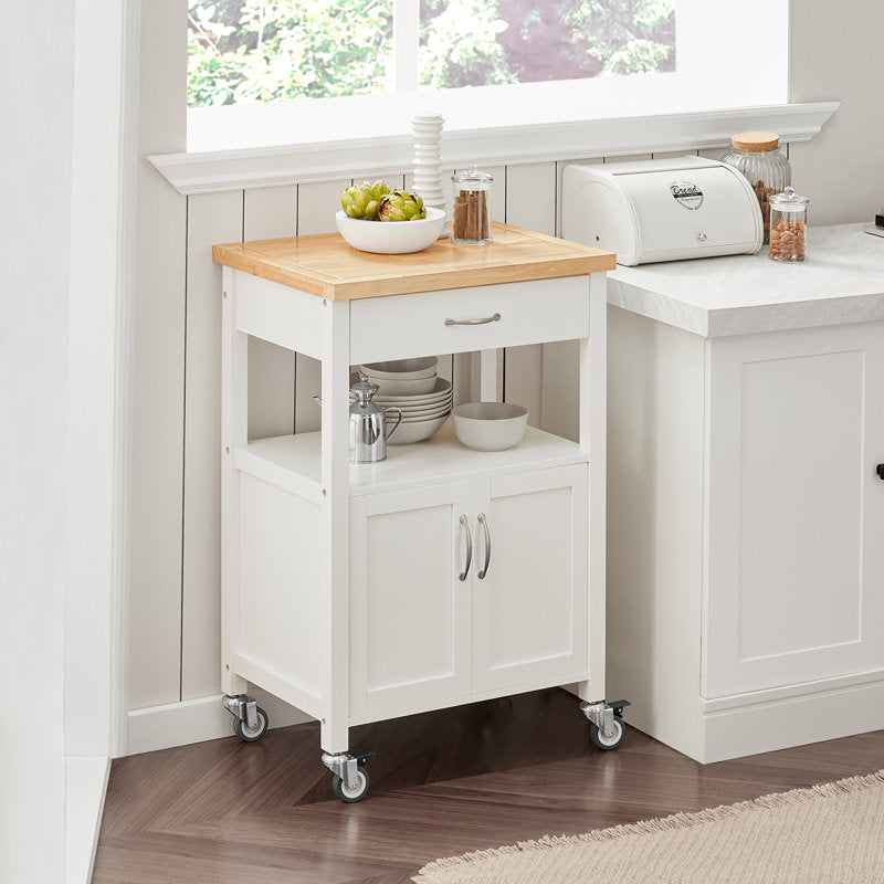 Phelan Solid Wood Kitchen Trolley