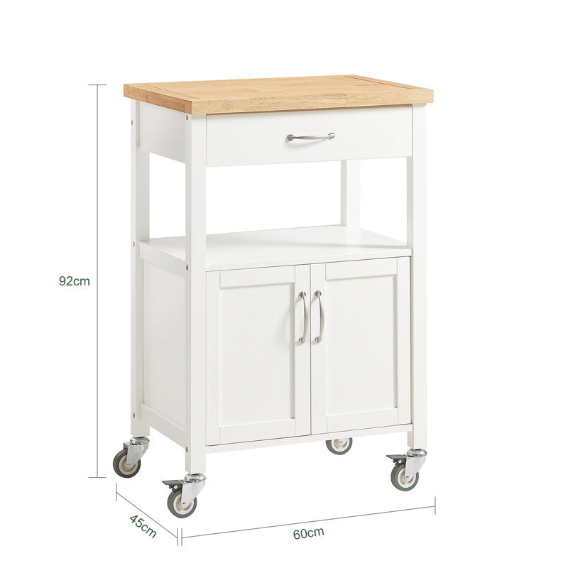 Phelan Solid Wood Kitchen Trolley