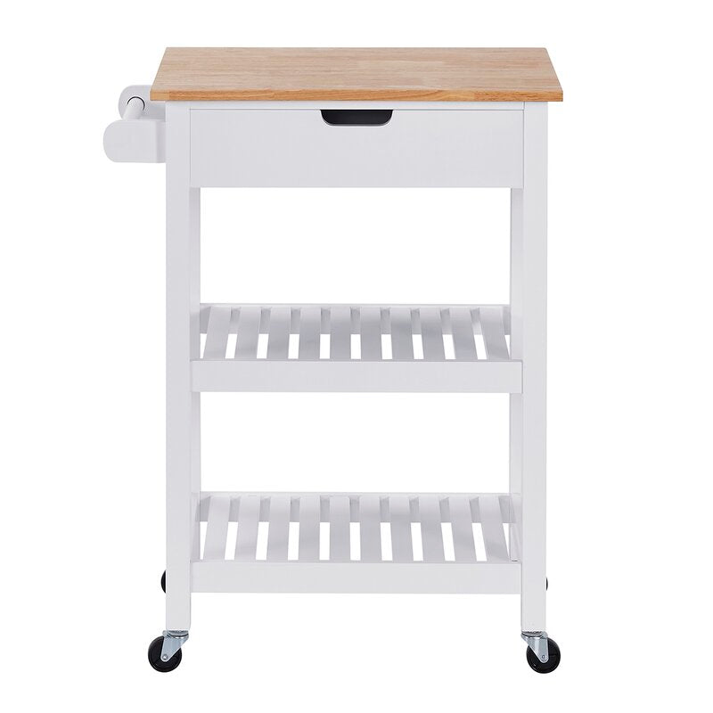 Ameiah Wood Kitchen Trolley