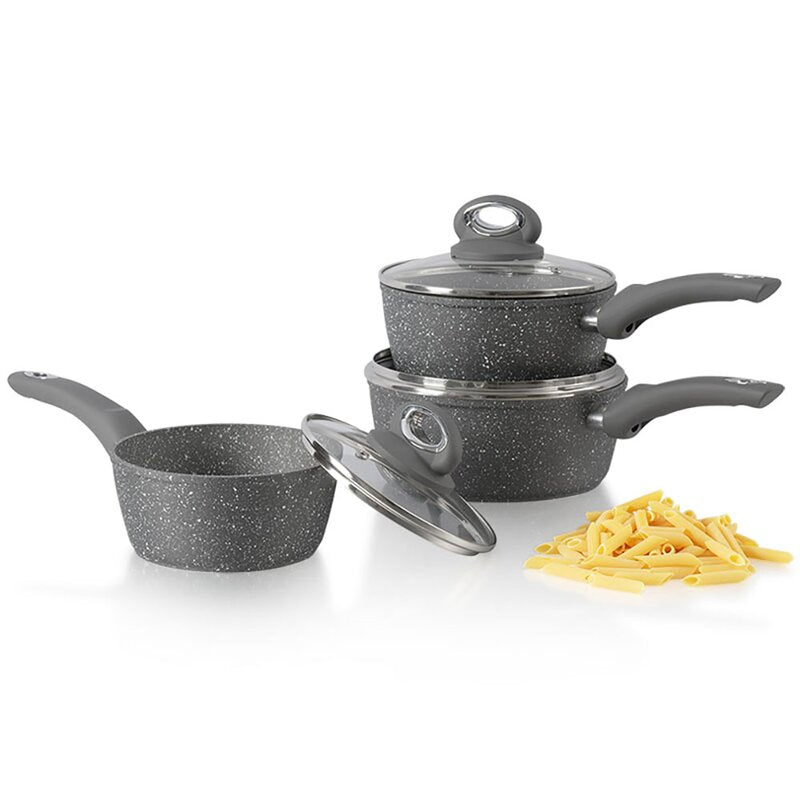 Allana-Jo 8 - Piece Non-Stick Aluminium Cookware Set