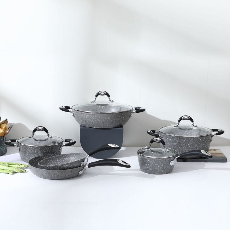 Grimaldi Granite 6 Pieces Cookware Set