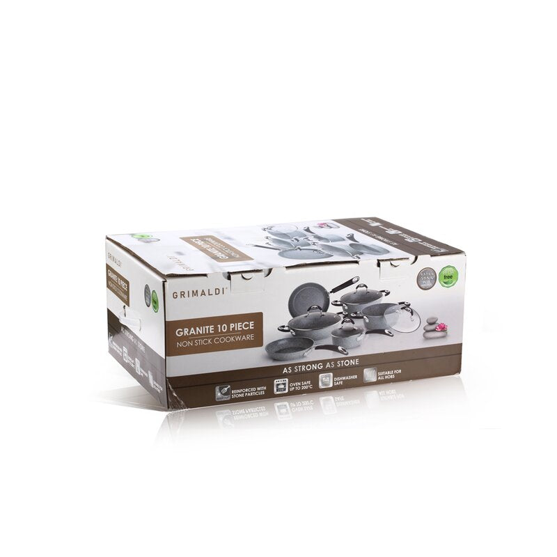 Grimaldi Granite 6 Pieces Cookware Set
