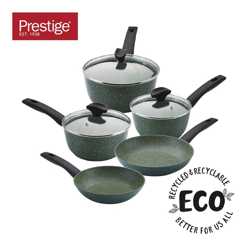 Prestige Eco Plant based Non Stick 5 Piece Set of 3