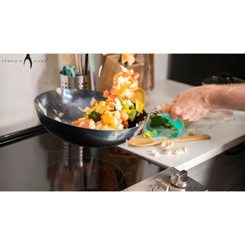Belfry Kitchen Daniela 35Cm Non-Stick Carbon Steel Wok