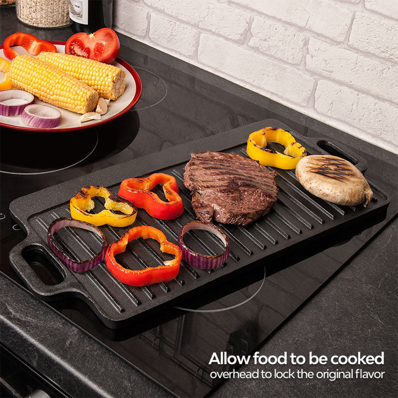 Non Stick Reversible Large Griddle Plate And Grill Pan