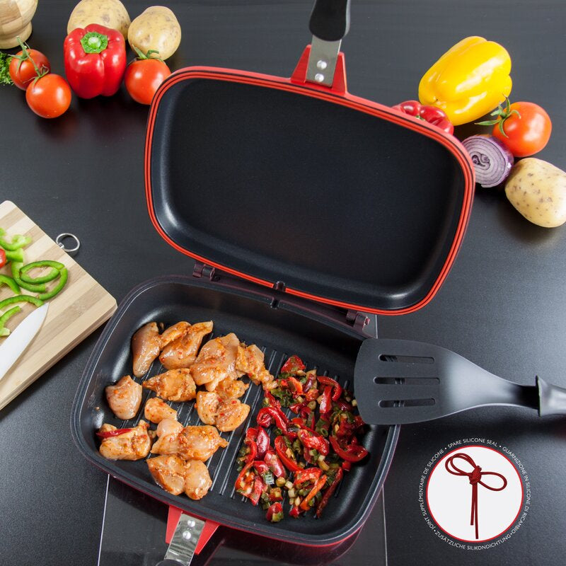 SQ Professional Nea Grill Non-Stick Double Sided Grill Pan