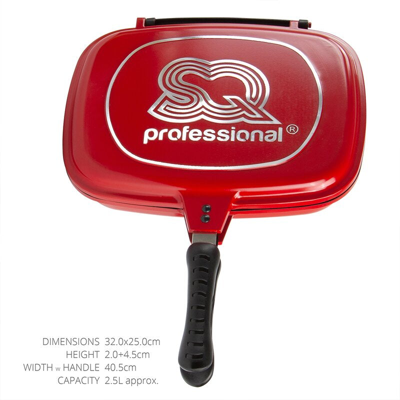 SQ Professional Nea Grill Non-Stick Double Sided Grill Pan