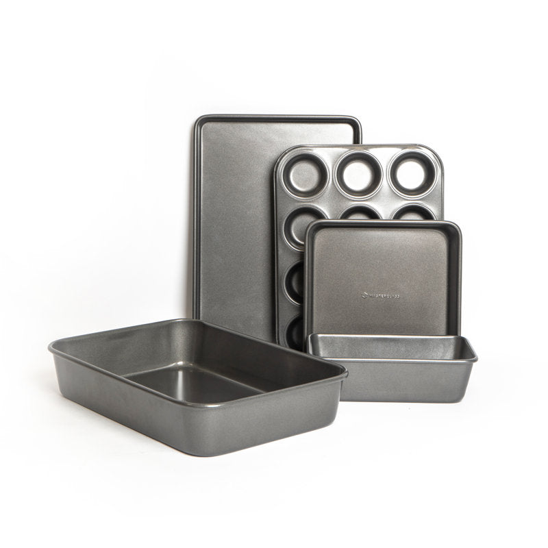 MasterClass Roasting Pan, Baking Tray, 12 Hole Deep Pan, Square Pan, Loaf Pan