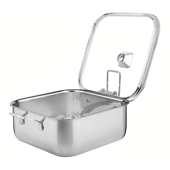 Tramontina Grano 3-PLY 7.3L Stainless Steel Square Casserole Dish