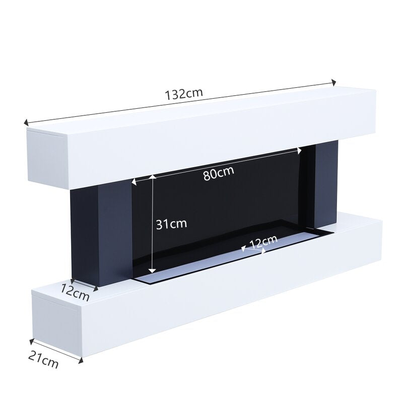 Adriel Wade Logan 132cm W Electric Fire
