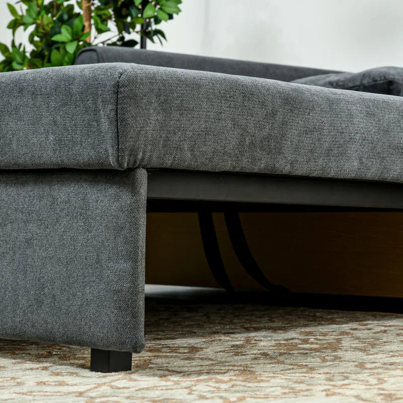 Mikiyas 2 Seater Upholstered Sofa Bed