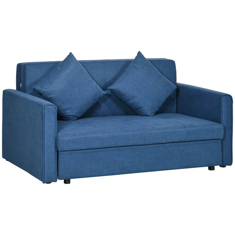 Mikiyas 2 Seater Upholstered Sofa Bed